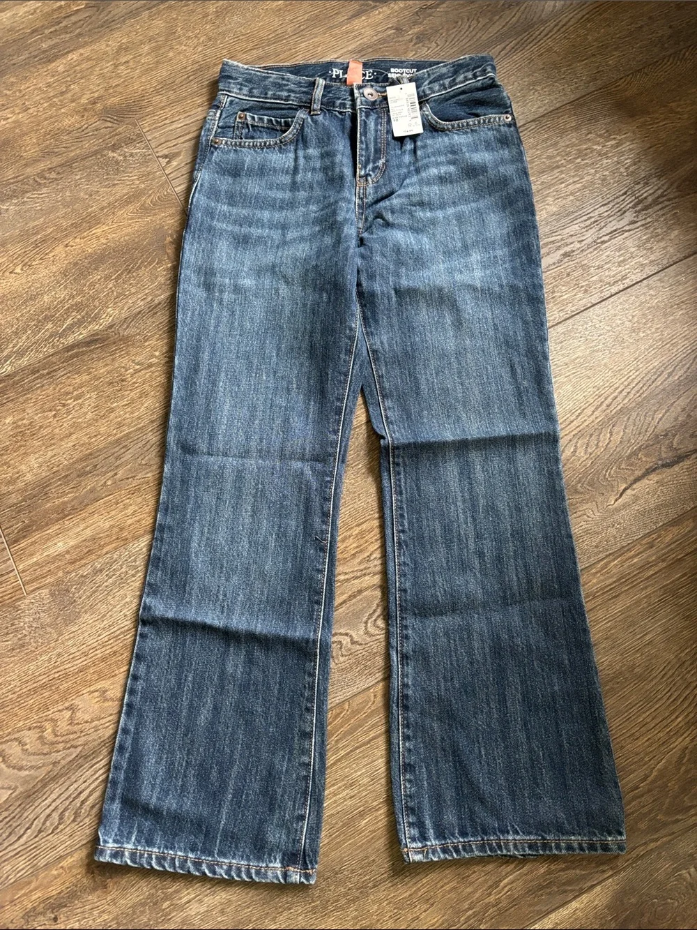 The Children's Place Dark Blue Bootcut Jeans